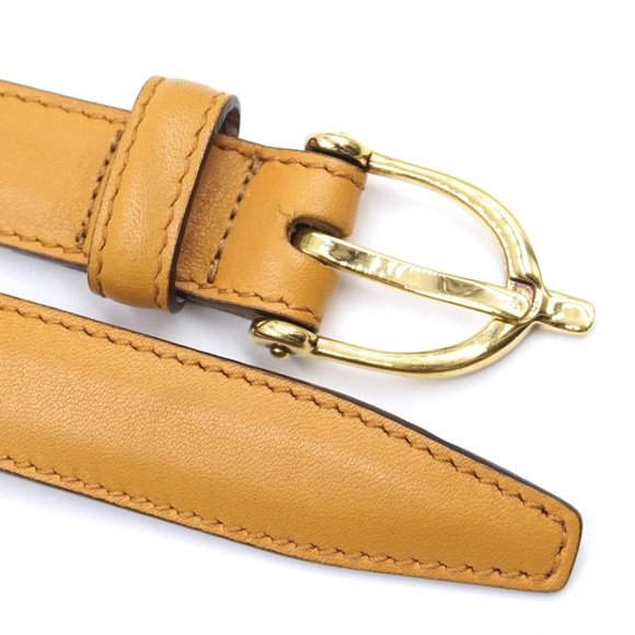 Gucci Gold Marmont Buckle 1" Wide Size 90 36 Belt - Picture 7 of 9